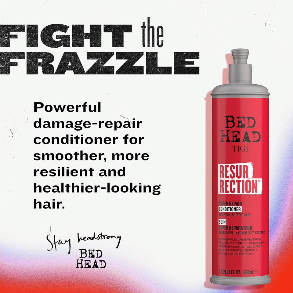 Bed Head by TIGI - Resurrection Repair Conditioner - Ideal for Damaged Hair - 600ml
