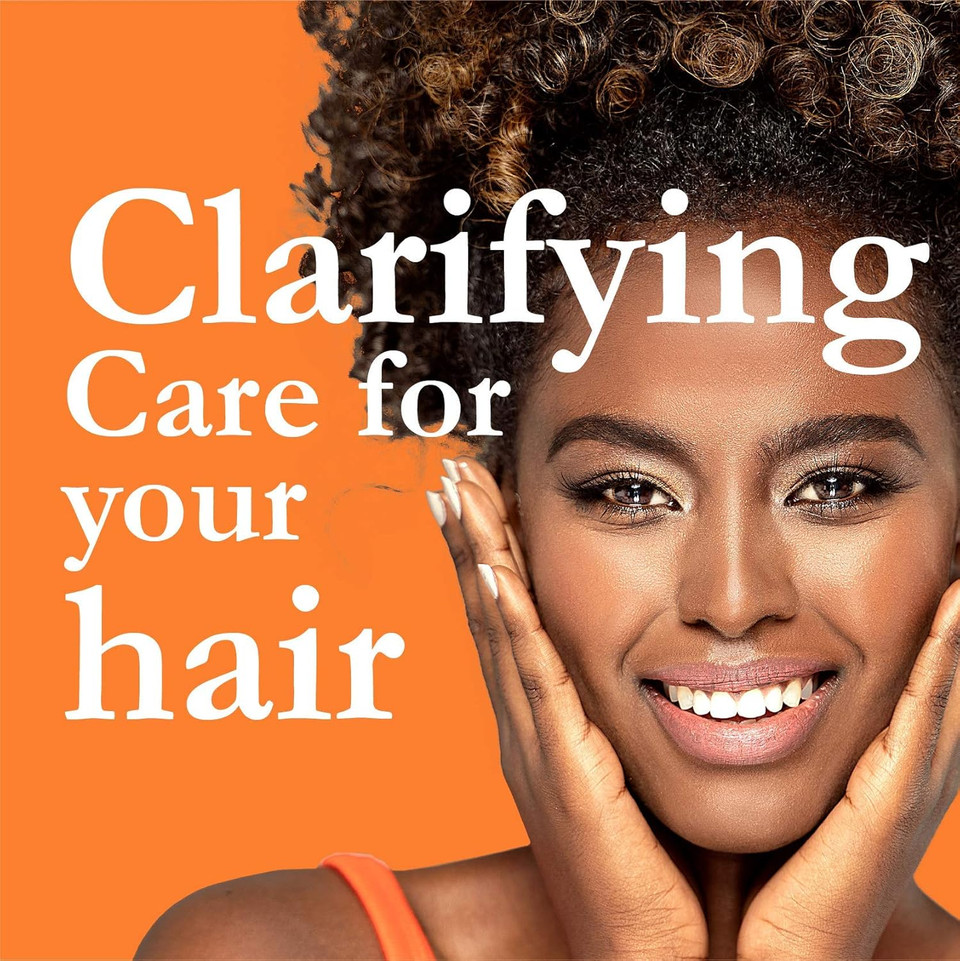 Cuticleanse Vitamin C Shampoo - Long Lasting Hydration Shampoo - with Hyaluronic Acid for Damaged, Curly, Dyed & Oily Hair, 250ml