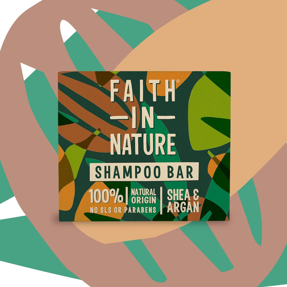 Faith In Nature Natural Shea and Argan Shampoo Bar, Nourishing, Vegan and Cruelty Free, No SLS or Parabens, For Dry to Very Dry Hair, 85 g Faith In Nature Natural Shea and Argan Shampoo Bar, Nourishing, Vegan and Cruelty Free, No SLS or Parabens, For Dry to Very Dry Hair, 85 g