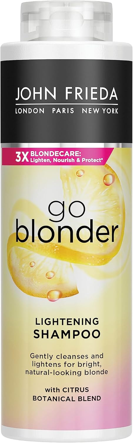 John Frieda Lightening for Blonde Hair, Citrus, Shampoo, 500 ml (Pack of 1)