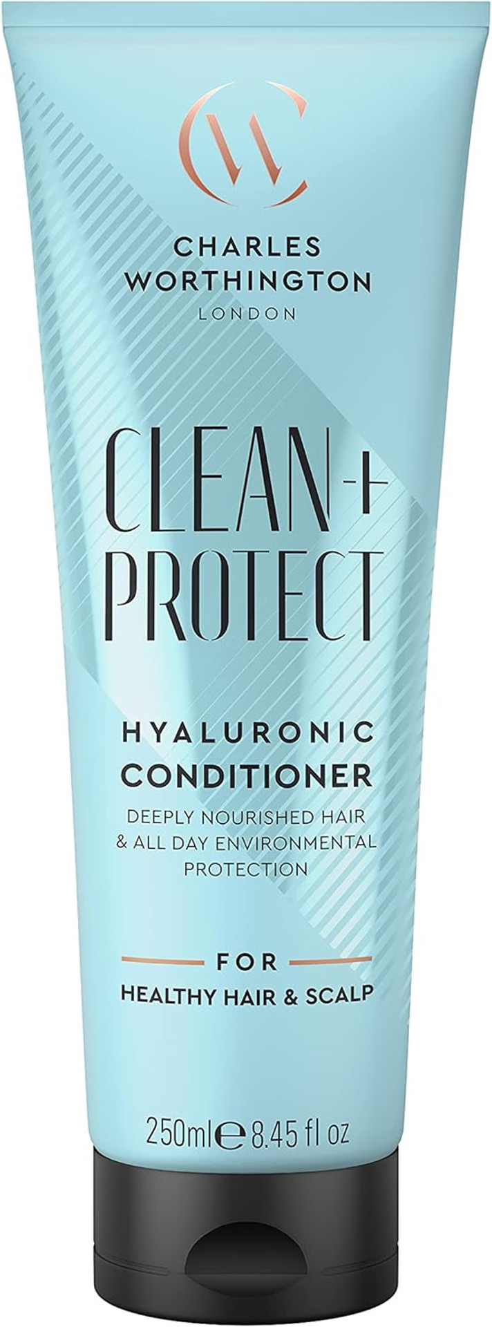 Charles Worthington Clean and Protect Hyaluronic Conditioner, Anti-Residue Conditioner, 250 ml