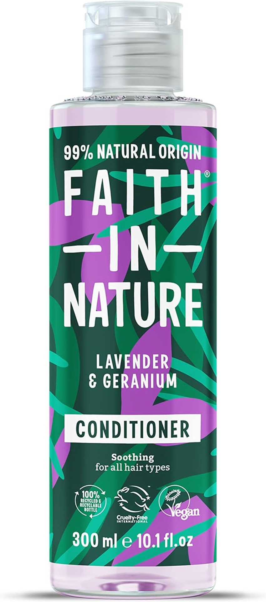Faith In Nature 300ml Natural Lavender & Geranium Conditioner, Soothing, Vegan & Cruelty Free, No SLS or Parabens, For Normal to Dry Hair (Pack of 2) Faith In Nature 300ml Natural Lavender & Geranium Conditioner, Soothing, Vegan & Cruelty Free, No SLS or Parabens, For Normal to Dry Hair (Pack of 2)