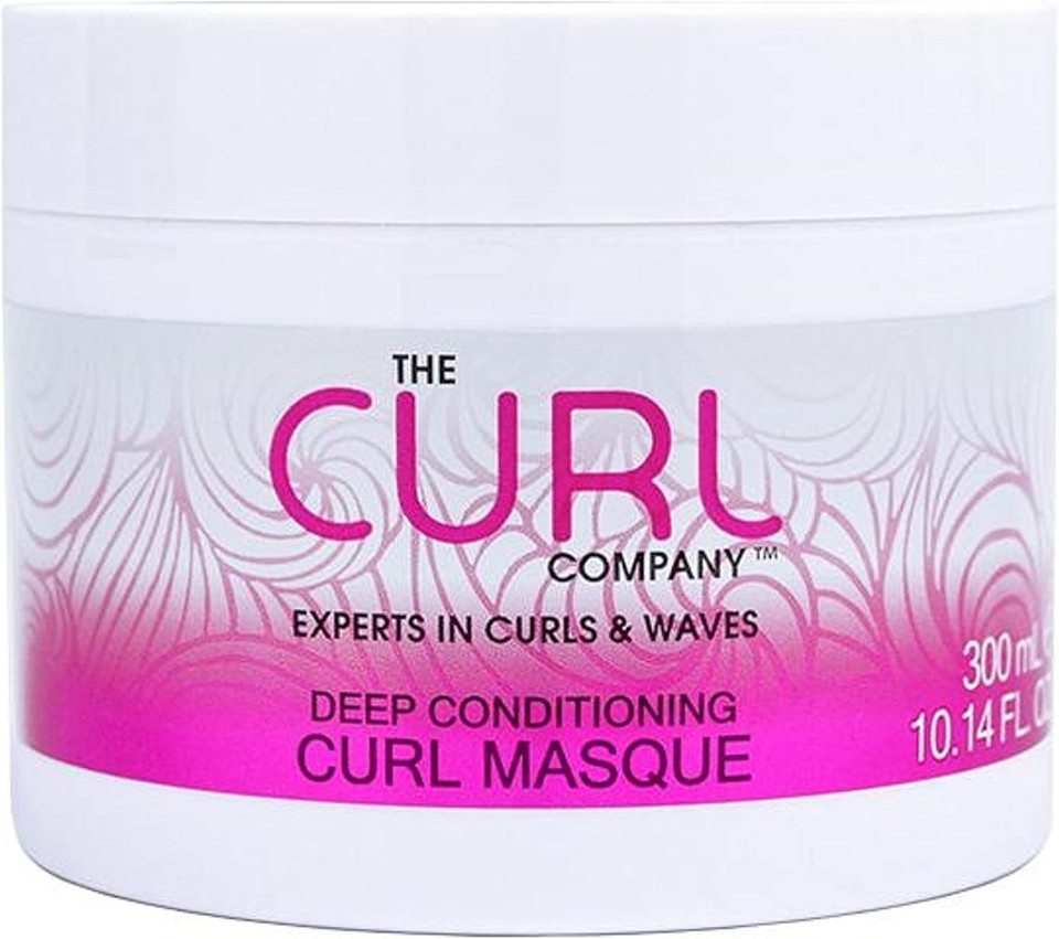 The Curl Company Deep Conditioning Curl Masque (300 ml) - Deeply Nourishes Dry damaged Curls, Ideal for Waves, Curls and Coils, Professionally Formulated with Curplex and Nourishing Moringa Oil