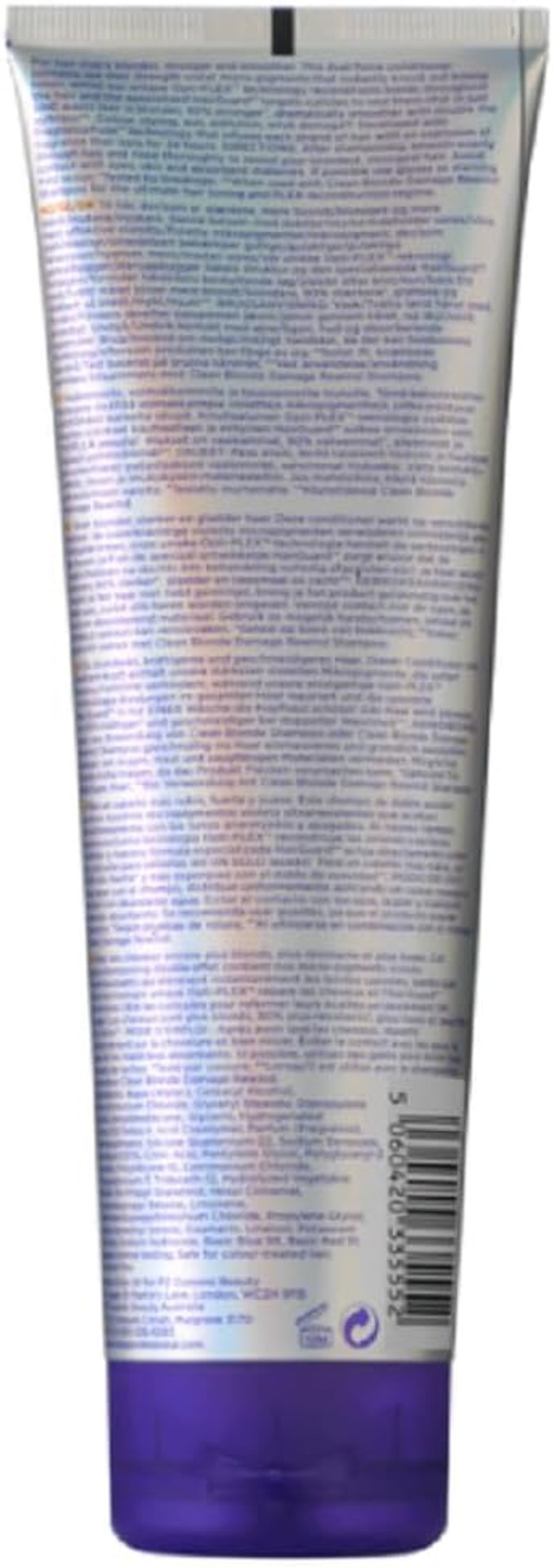 Fudge Professional Clean Blonde Damage Rewind Conditioner, Intense Purple Toning for Blonde Hair, Bond Repair Technology, Sulfate Free, 250 ml Fudge Professional Clean Blonde Damage Rewind Conditioner, Intense Purple Toning for Blonde Hair, Bond Repair Technology, Sulfate Free, 250 ml