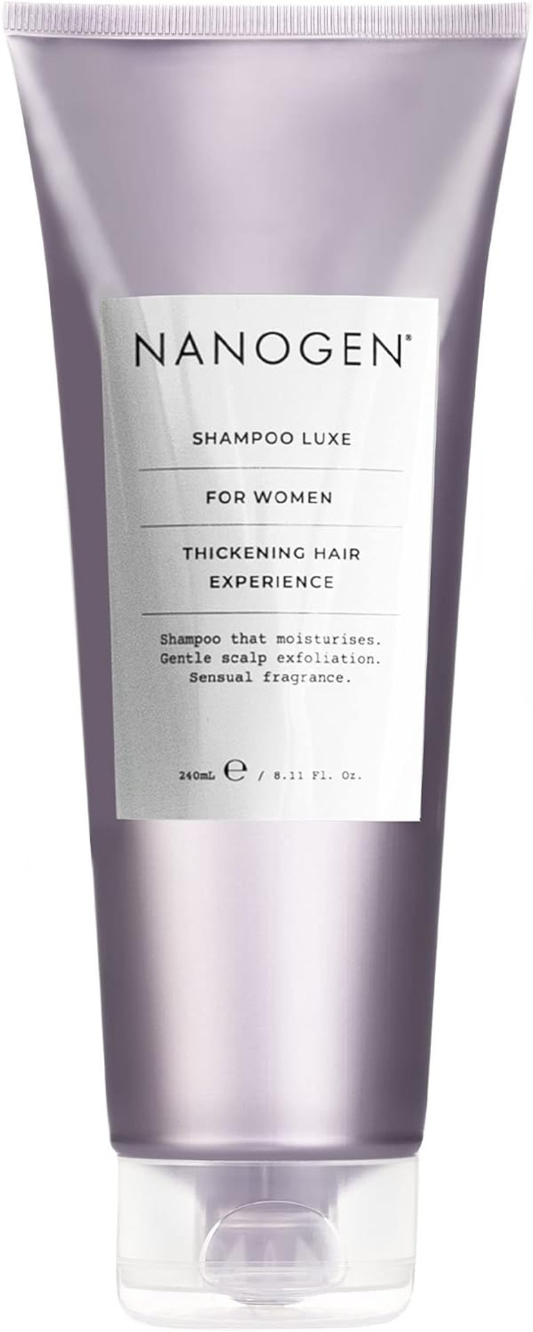 Nanogen Thickening Luxe Shampoo for Women 240ml - Conditioning shampoo, deep cleansing with Salicylic acid and Hair Growth Ingredients to encourage hair growth. Can use with Minoxidil treatment Nanogen Thickening Luxe Shampoo for Women 240ml - Conditioning shampoo, deep cleansing with Salicylic acid and Hair Growth Ingredients to encourage hair growth. Can use with Minoxidil treatment
