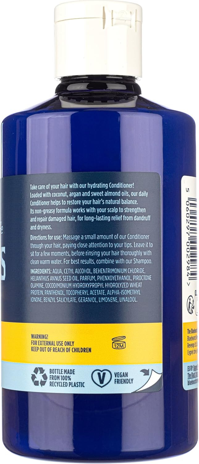 The Bluebeards Revenge, Conditioner For Men To Help Repair And Rehydrate Dry, Damaged Hair, SLS Free, Paraben Free And Vegan Friendly, 300ml