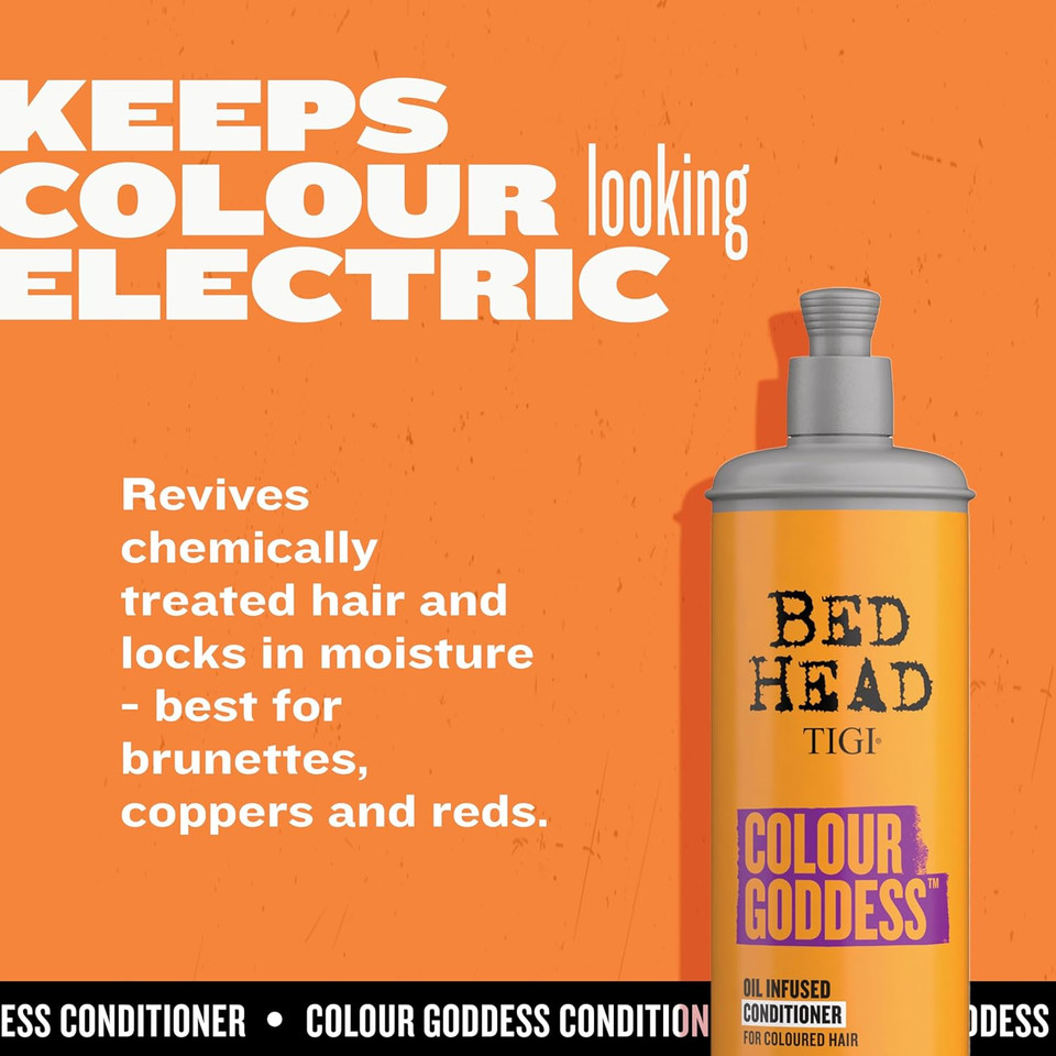 Bed Head by TIGI - Colour Goddess Conditioner - Ideal for Coloured Hair - 600ml