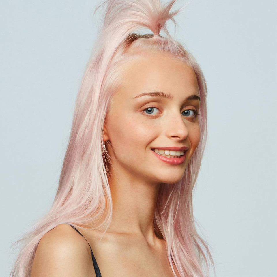 Bleach London Rose Shampoo Bar - Pale Pink Rinse, Vegan, Cruelty Free, Colour Protected Clean, Colour Depositing Formula, 250 Ml
