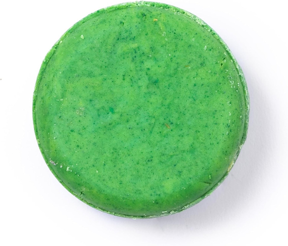 Hair Blocks - Solid Shampoo Bar (85g) for all hair types: Mint & Grapefruit Solid Shampoo Bar | Soap Free, Plastic Free | Plant Based | Natural | Conditioning