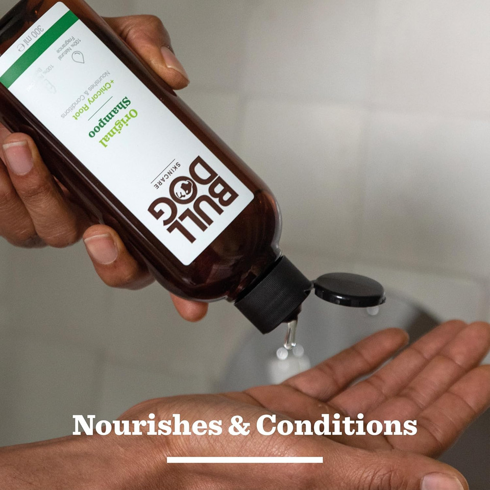 Bulldog Skincare Original Shampoo, 300 ml (Pack of 2)