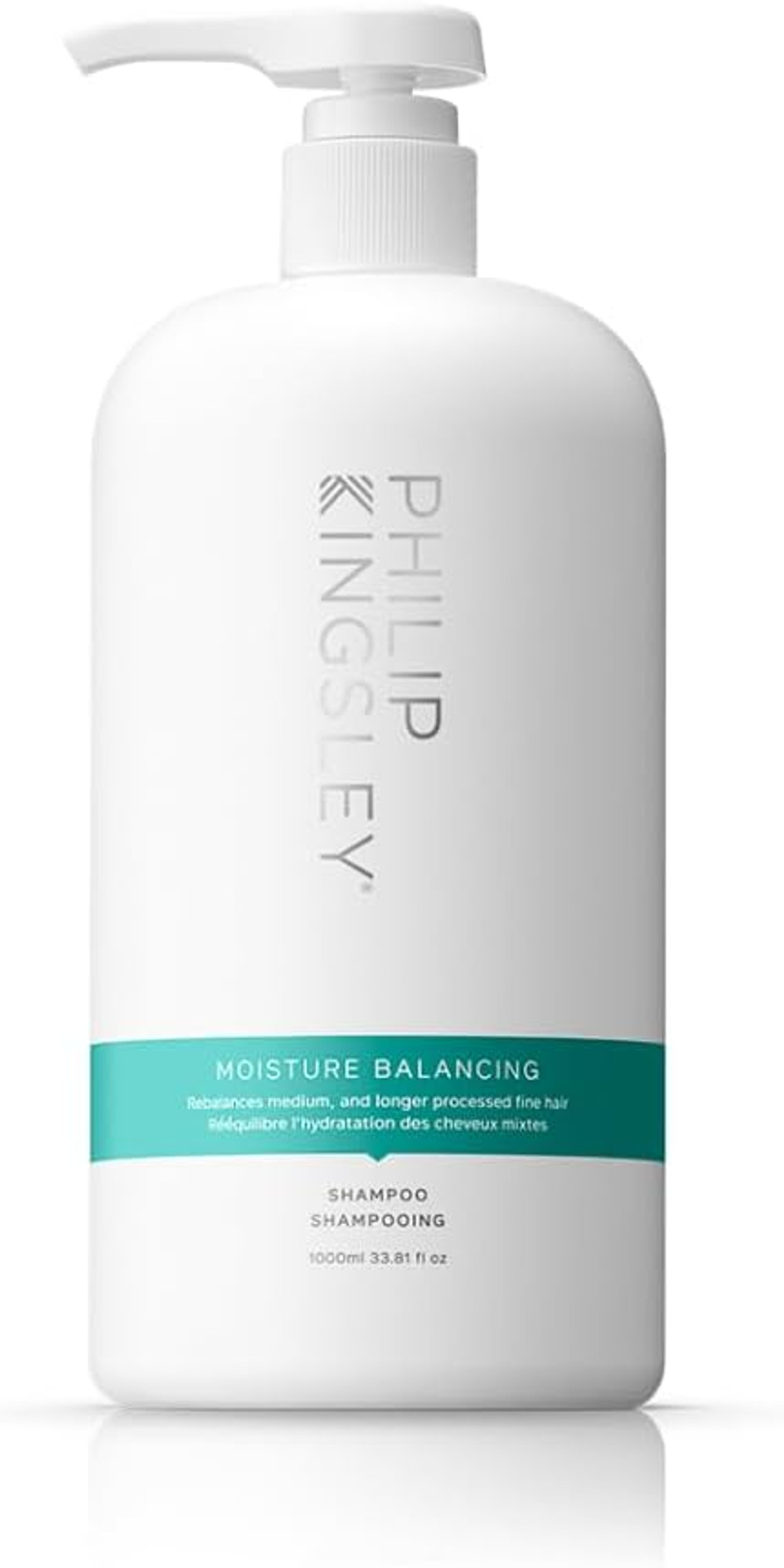 Philip Kingsley | Moisture Balancing Combination Shampoo | Hydrating for Dry and/or Oily Hair | Anti-Frizz, Anti-Oxidant Shampoo That Hydrates and Adds Shine | 75ml