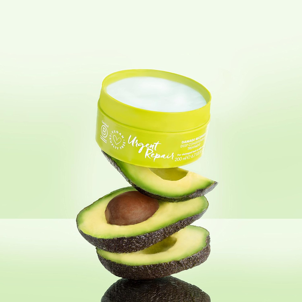 Umberto Giannini Urgent Repair Deep Conditioning Mask for dry, damaged hair & split ends - Vegan & Cruelty Free Strengthening Hair Treatment 200ml