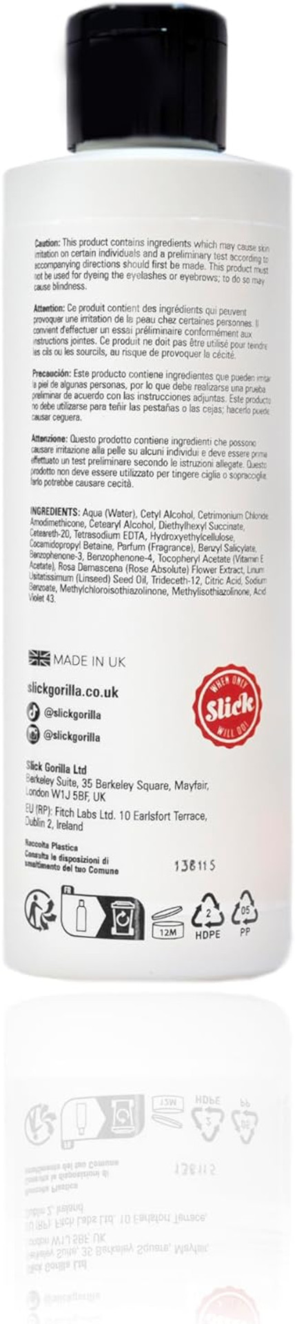 Slick Gorilla No Yellow Conditioner 200ml
