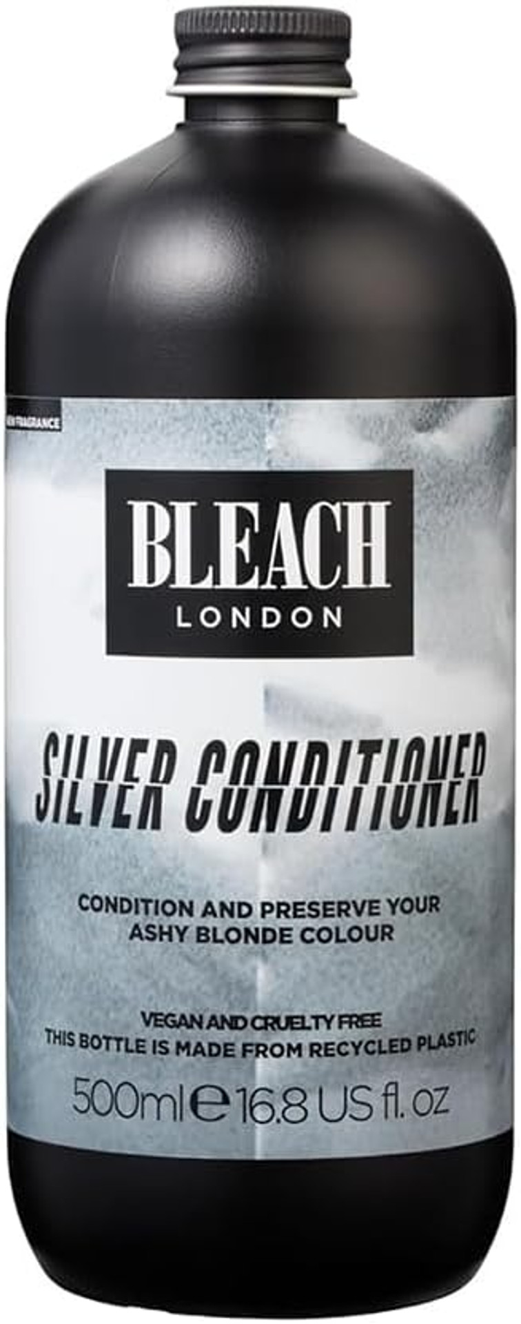 Bleach London Silver Conditioner XL, Ashy Blonde Coloured Conditioner, Combat Brassiness with Vibrant Purple Pigment, Ideal for All Hair Types - By Bleach London 500 ml