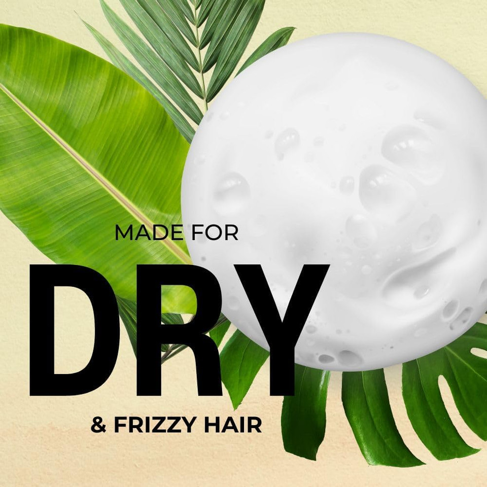 INECTO Natural Banana Shampoo 900ml, Super-Creamy Infused with 100% Natural Banana Extract, Deeply Nourish, Hungry Hair