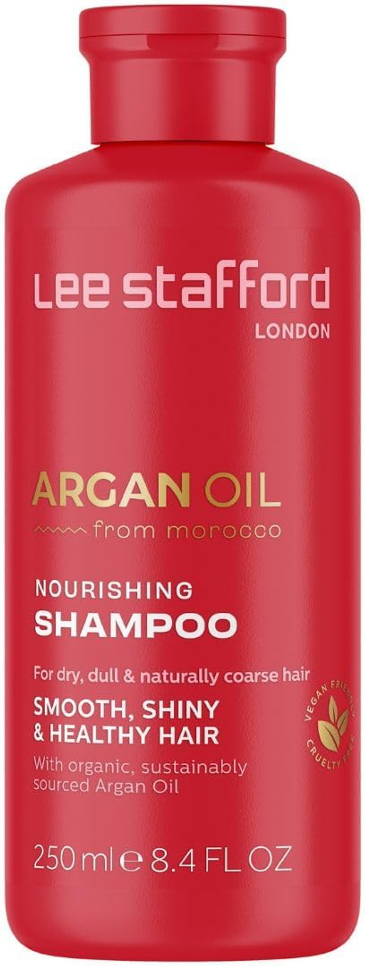 Lee Stafford Moisturizing Shampoo | Argan Oil Collection - Best for Dy, Dull Hair to Repair Split Ends for a Hydrating Silky Smooth Shine, Volumizing Salon Grade Gloss Finish, 250 ml Lee Stafford Moisturizing Shampoo | Argan Oil Collection - Best for Dy, Dull Hair to Repair Split Ends for a Hydrating Silky Smooth Shine, Volumizing Salon Grade Gloss Finish, 250 ml