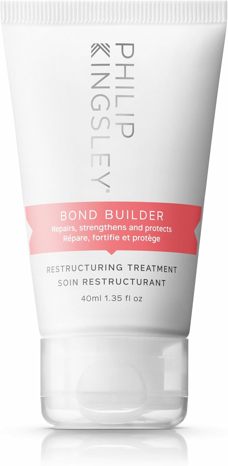 Philip Kingsley | Bond Builder Restructuring Hair Repair Mask | Treatment for Damaged, Bleached, Coloured Hair | Breakage and Split Ends Treatment | 40ml
