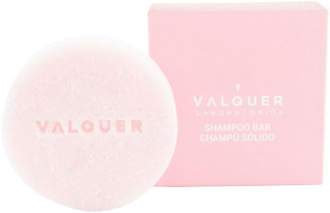 Valquer Laboratorios Petal Solid Shampoo for Dry Hair (Moisturizing and Repairing) With Coconut Oil and Aloe Vera. Formulation Zero%: Sulfate-Free, Soap-Free, Plastic-Free, Vegan - 50 Gr