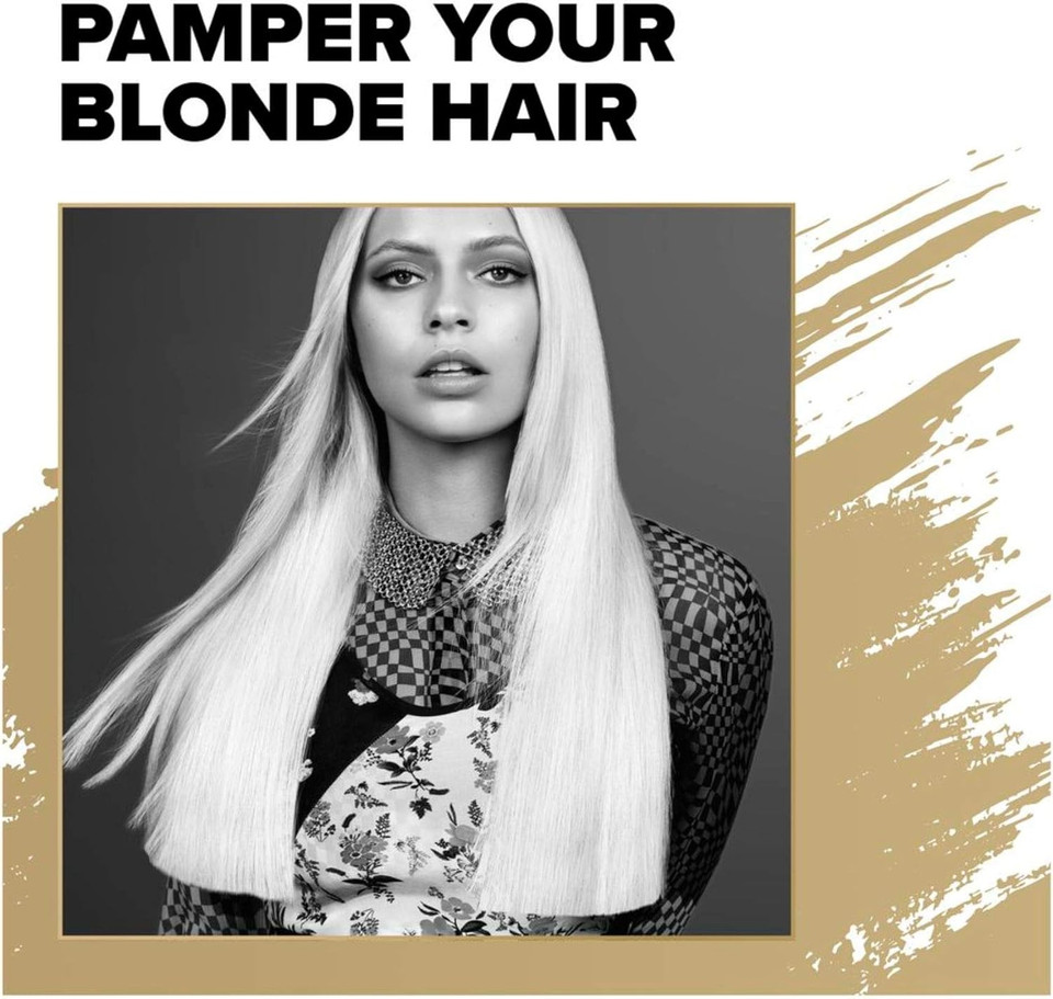 Toni & Guy Illuminate Blonde Conditioner to Enhance Shine for Coloured, Highlights and Natural Blonde Hair, 250ml (Pack of 2)