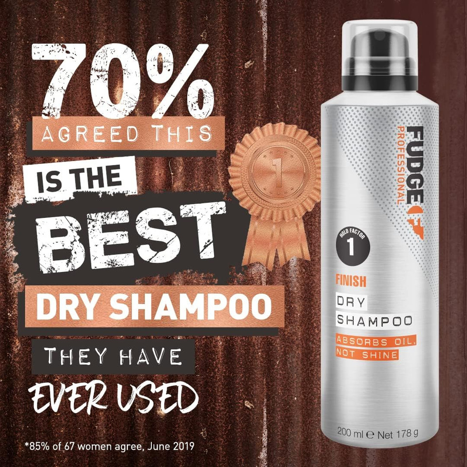 Fudge Professional Dry Shampoo, Matte Finish, Absorbs Oils, 200 ml