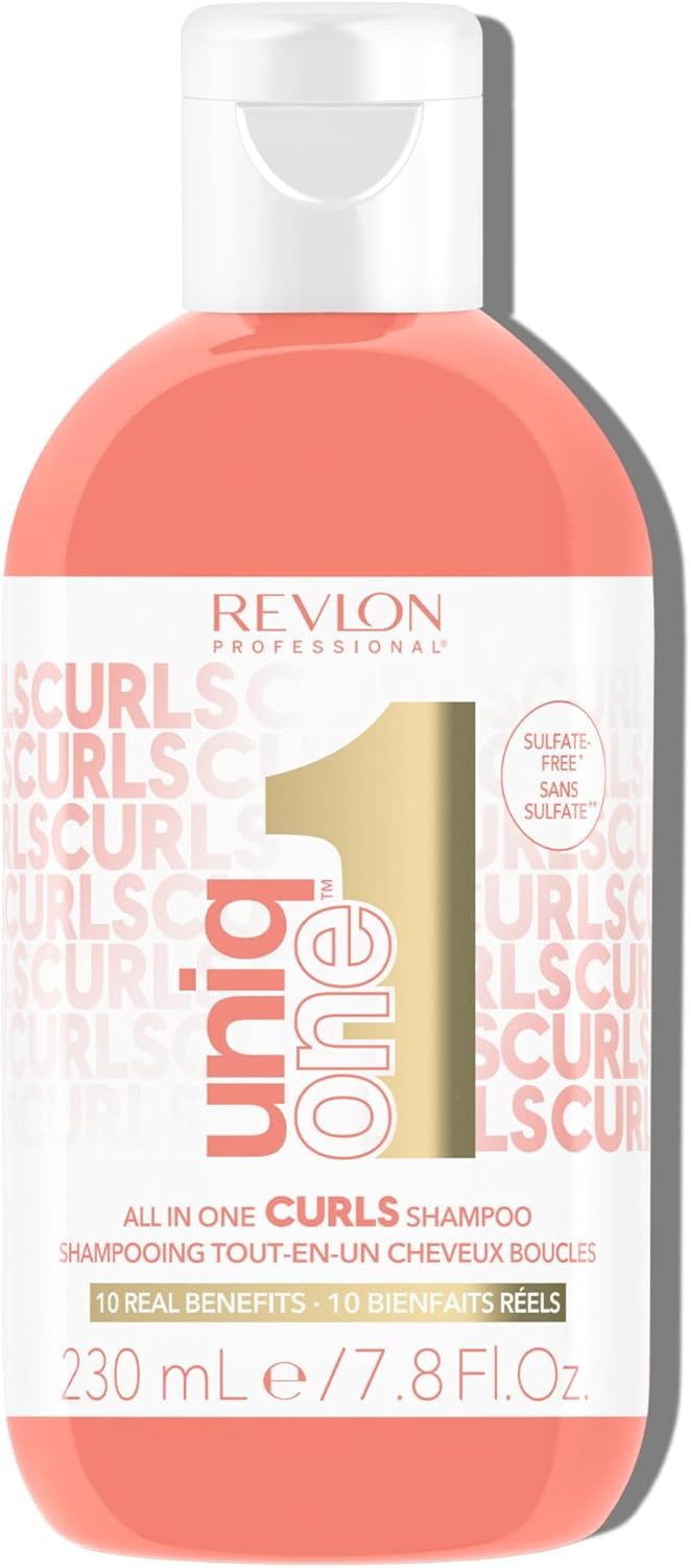 UniqOne - Vegan Sulfate-Free Shampoo for Curly, Wavy, and Coily Hair with 10 Benefits  230ml