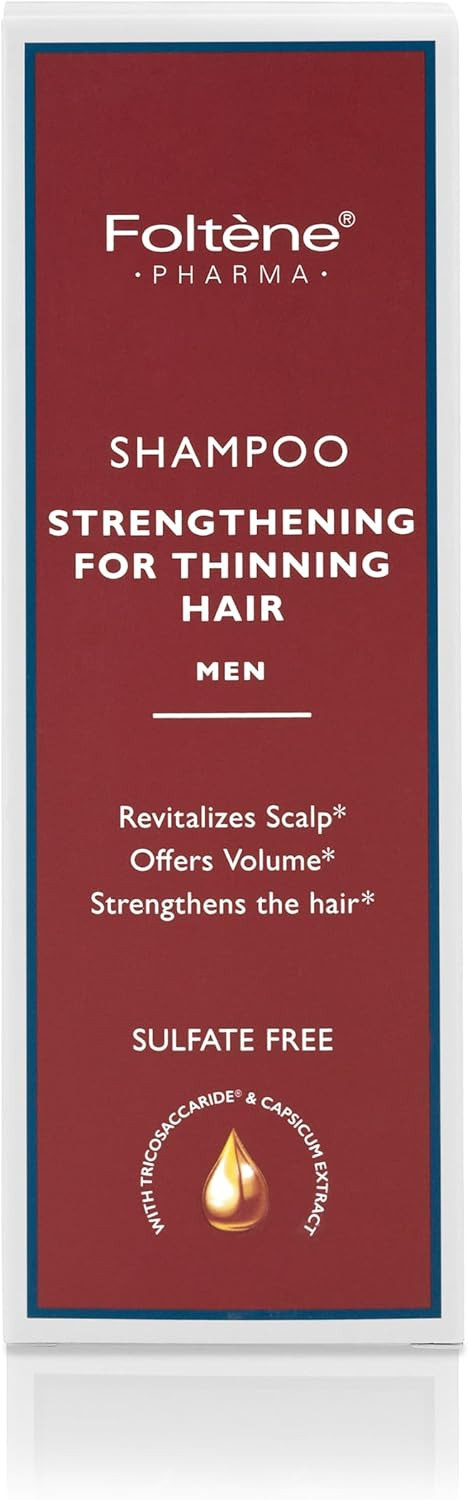Foltene Shampoo Strengthening For Thining Hair, Men, 6.76oz