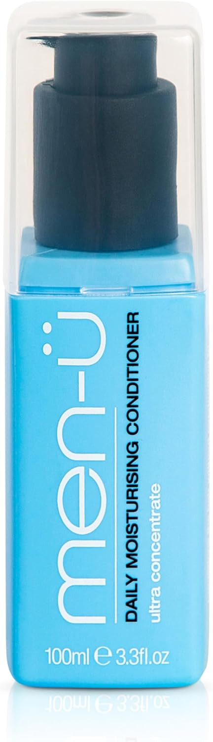 men-ü DAILY MOISTURISING CONDITIONER, UP TO 100 APPLICATIONS  Long lasting mens conditioner, smooth texture, and natural shine - Vegan conditioner 100ml