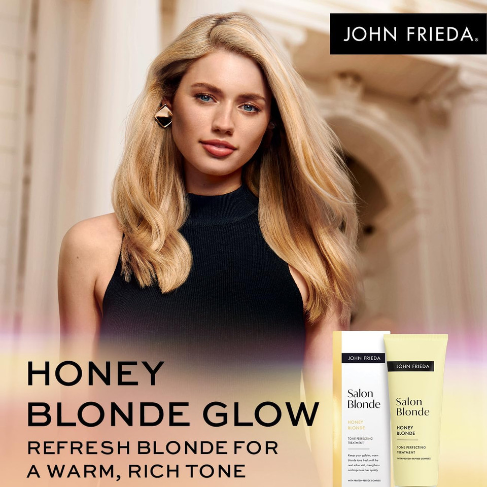 John Frieda Salon Blonde Tone Perfecting Treatments Honey 120ml