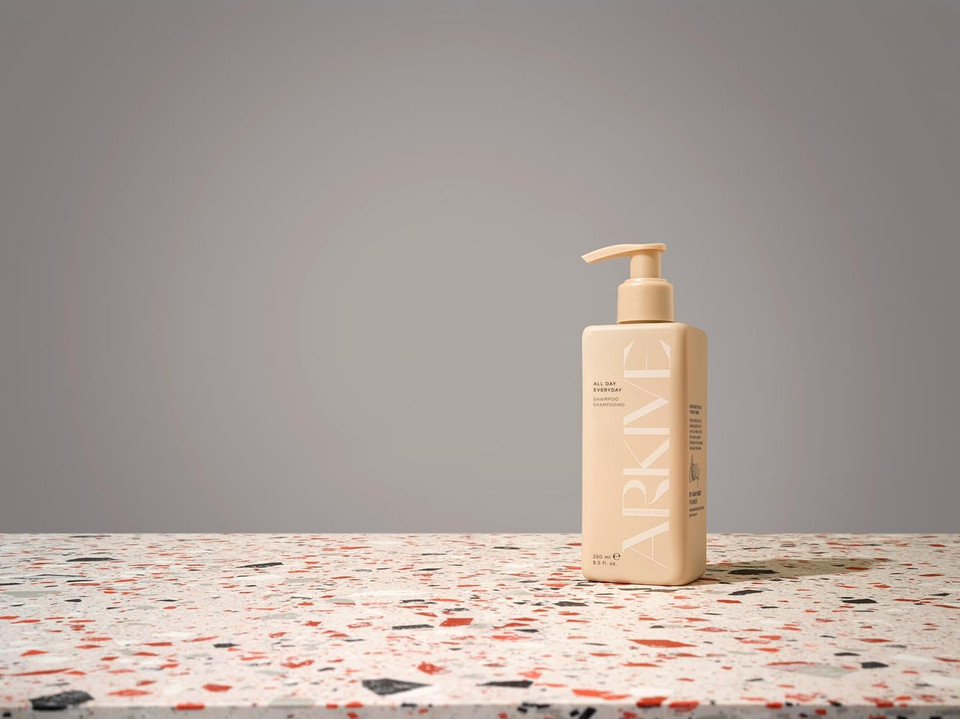 ARKIVE All Day Everyday Shampoo 250ml - Vegan Shampoos with Baobab Protein - Dry Scalp Shampoo for Scalp Moisture and Hair Shine - Natural Shampoos for Colour Treated Hair