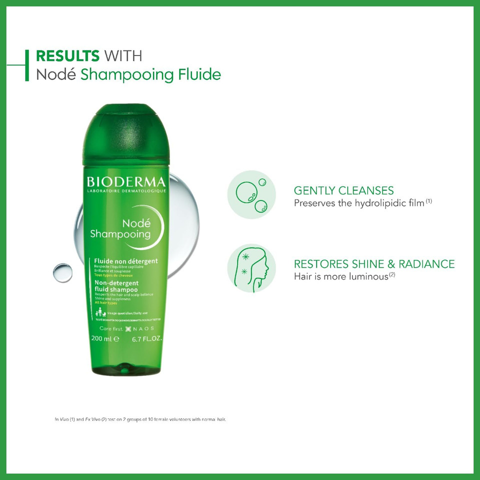 Node by Bioderma Fluide: Non-Detergent Fluid Shampoo 400ml