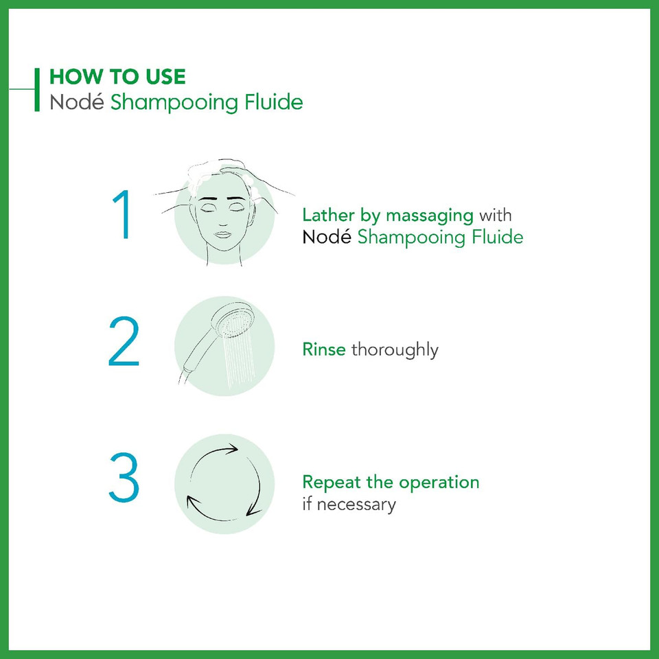 Node by Bioderma Fluide: Non-Detergent Fluid Shampoo 400ml