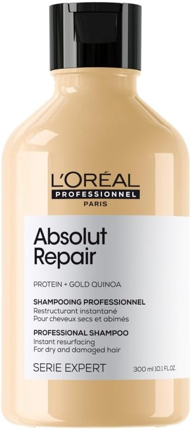LOréal Professionnel Absolut Repair Hydrating Shampoo, For Dry hair, intense softness & shine, moisturising & nourishing, 300ml