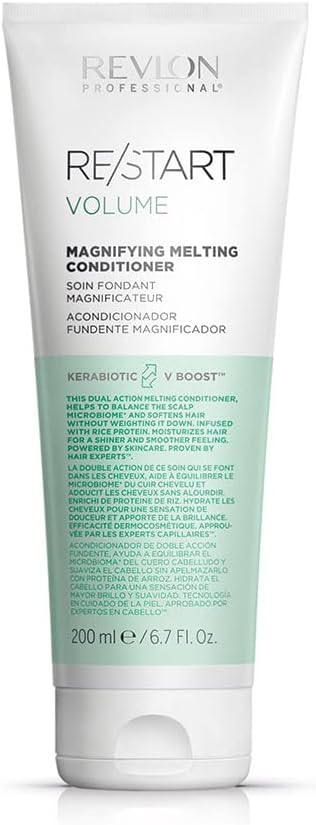 Revlon Professional Volume Magnifying Melting Conditioner, Fine Hair Treatment to Volumise, Strengthen & Moisturise (200ml) Unisex