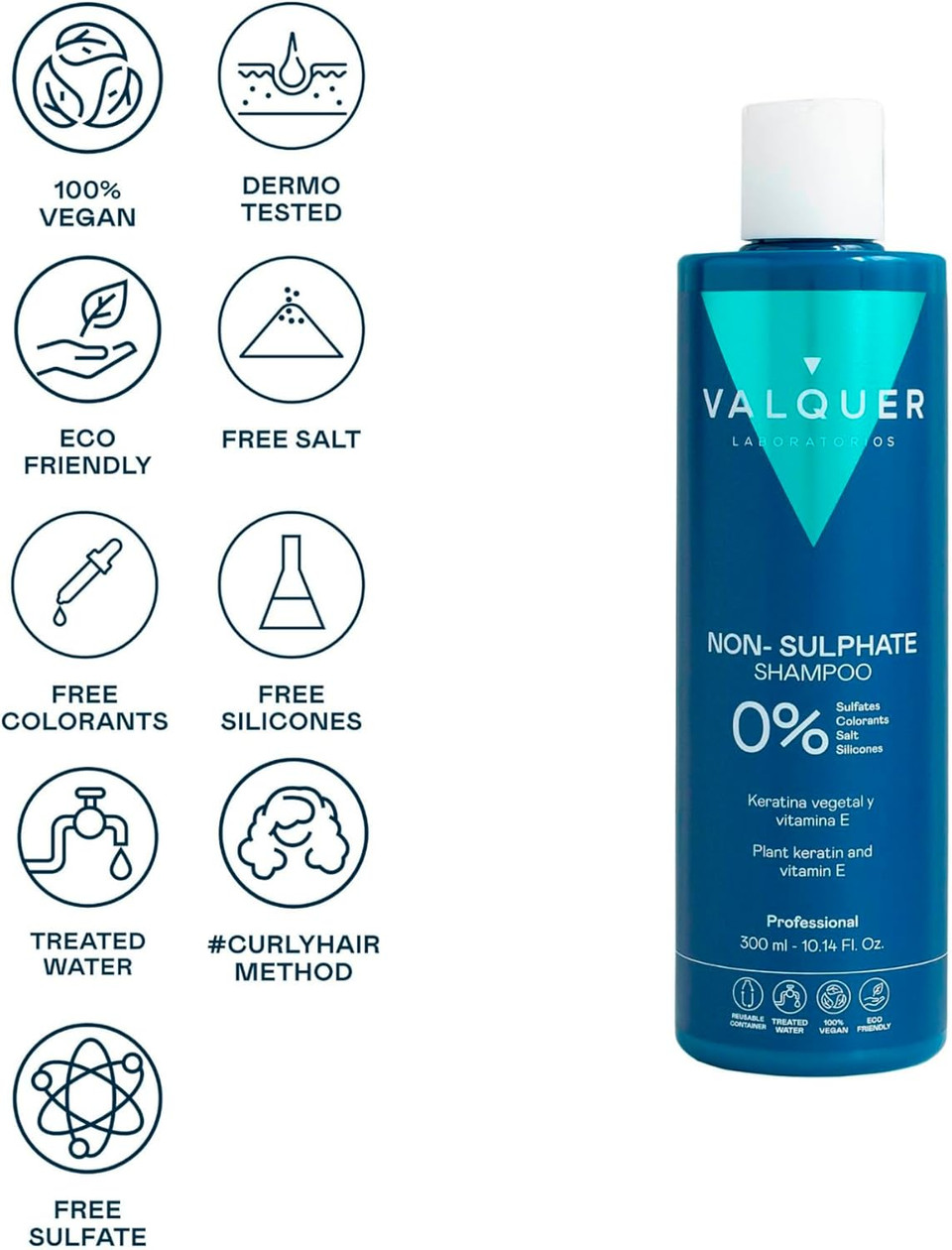 Valquer Champu Sin Sulfatos 300 ml