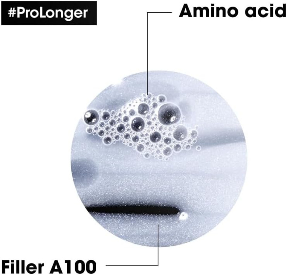 LOréal Professionnel | Shampoo, With Filler-A100 And Amino Acid for Long Hair With Thin Ends, Serie Expert Pro Longer LOréal Professionnel | Shampoo, With Filler-A100 And Amino Acid for Long Hair With Thin Ends, Serie Expert Pro Longer