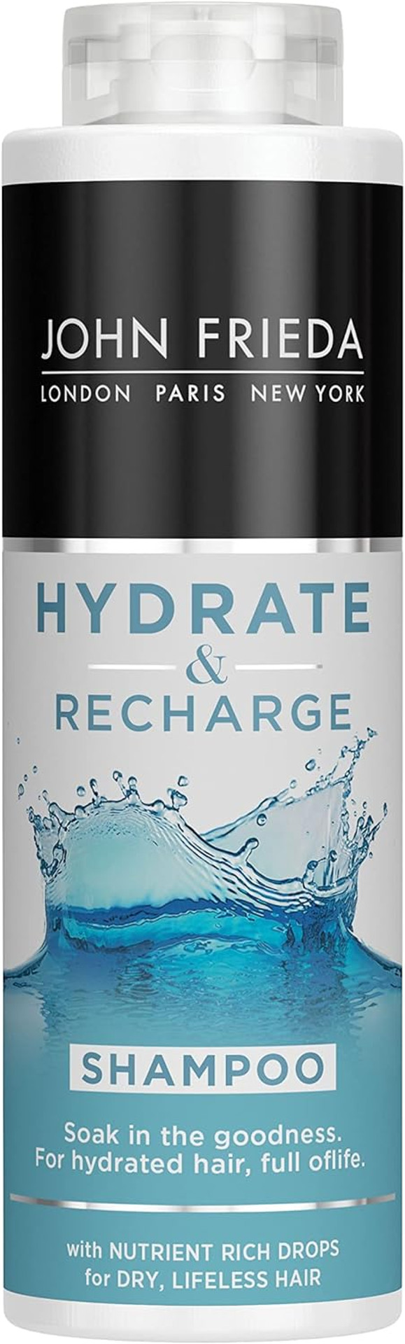 Hyrdate & Recharge John Frieda Shampoo for Dry, Lifeless Hair, 250 ml