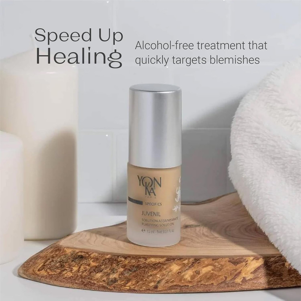 Yon-Ka Juvenil Acne Spot Treatment (15Ml) Manage Breakouts And Redness With Natural Sulfur And Lactic Acid, Adults And Teens, Paraben-Free