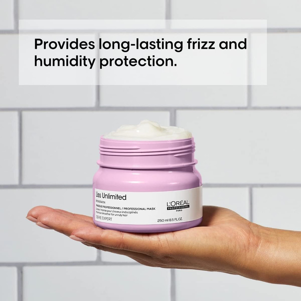 LOréal Professionnel Mask, For Rebellious and Frizzy Hair, Serie Expert Liss Unlimited, 250 ml LOréal Professionnel Mask, For Rebellious and Frizzy Hair, Serie Expert Liss Unlimited, 250 ml