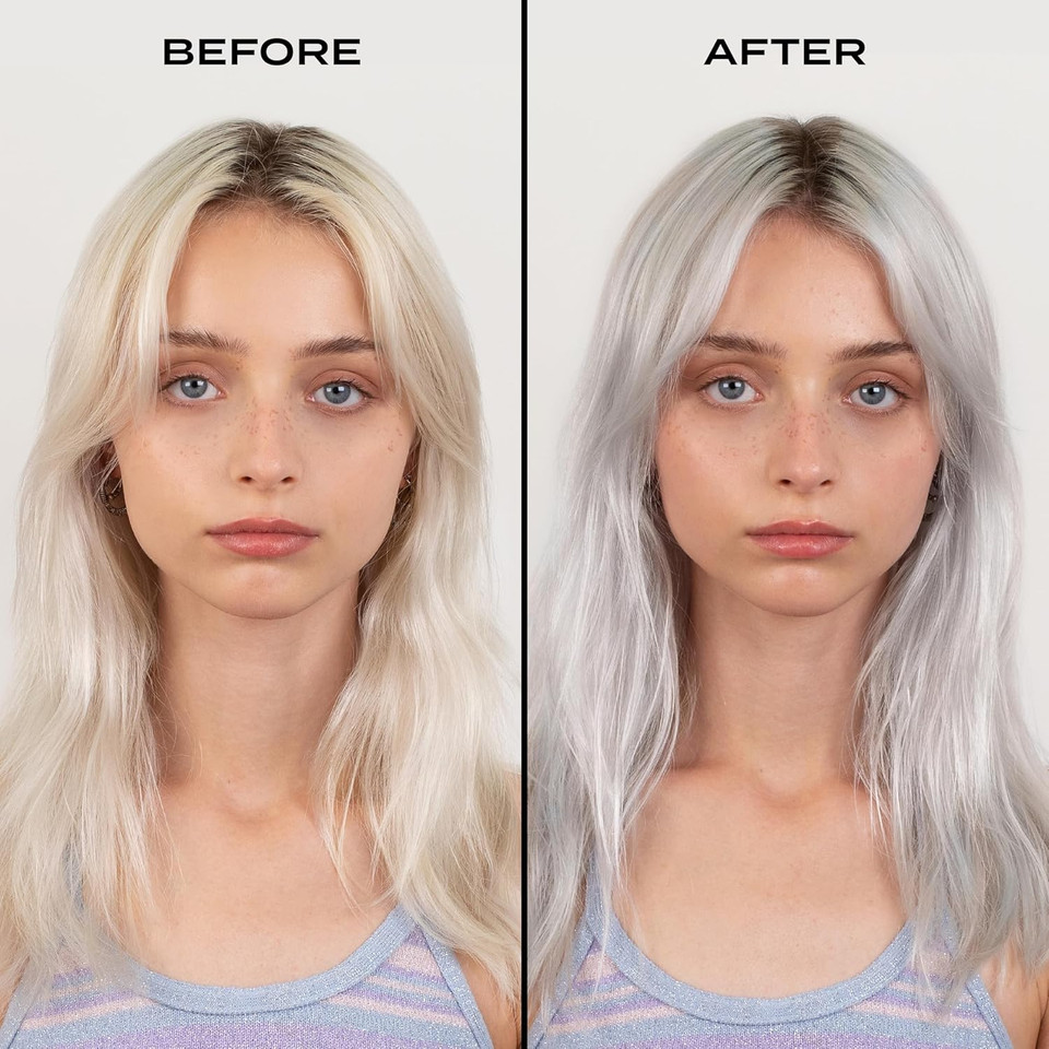 BLEACH LONDON Silver Shampoo 250 ml and Silver Conditioner 250 ml - High Pigmented Ashy Silver Rinse, Vegan Cruelty Free, colour Protected Clean, colour Depositing Toning Formula