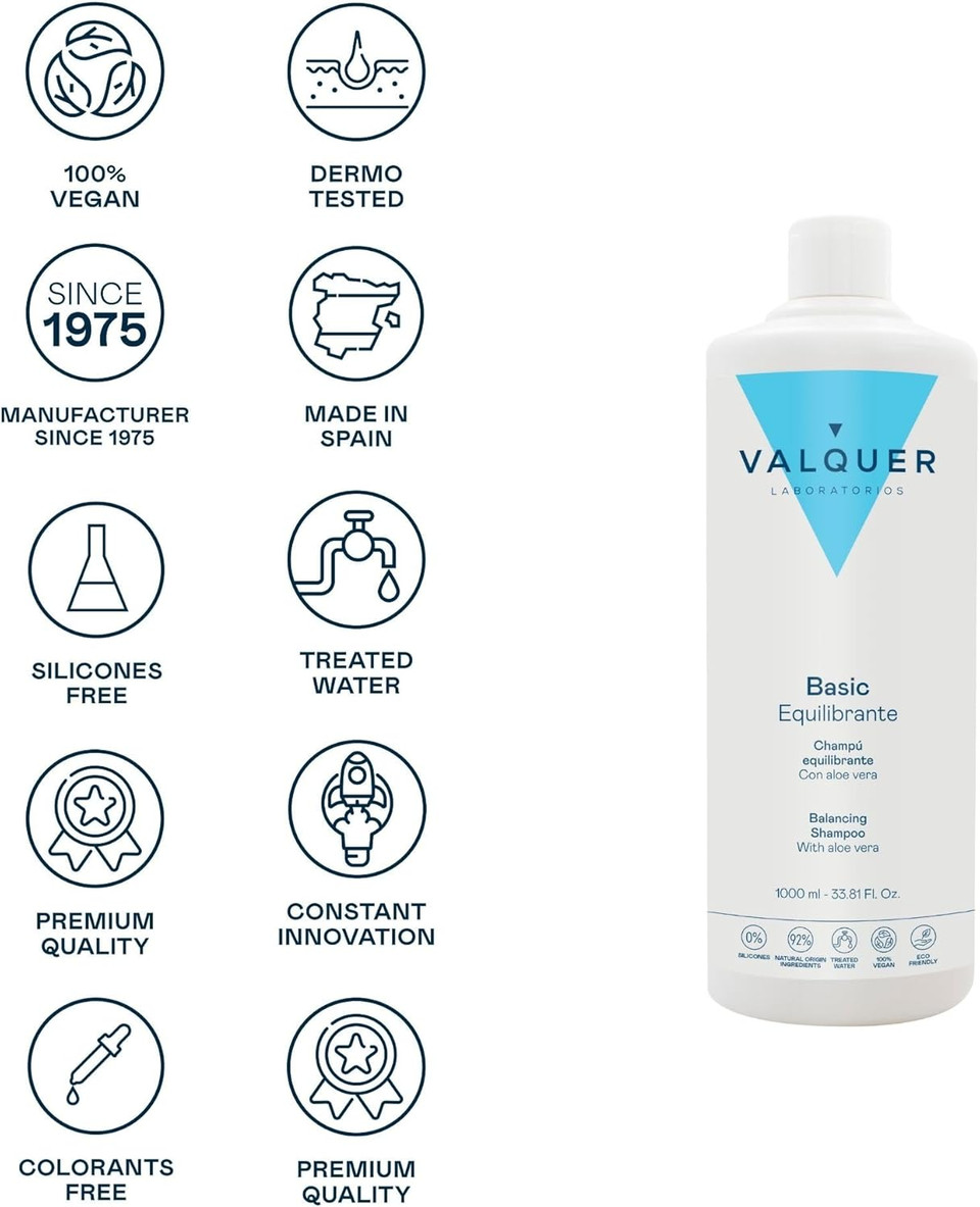 Valquer Professional Aloe Vera Shampoo 1000ml