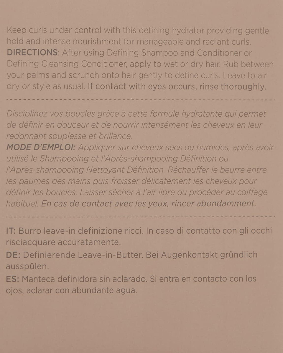 Grow Gorgeous Curl Defining Leave-in Butter, 200ml