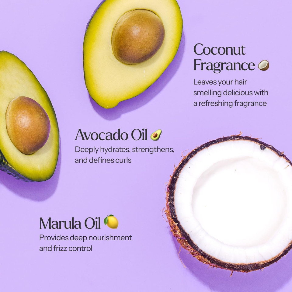 Only Curls Cleansing Co-Wash, 250ml, 2 in 1 Shampoo & Conditioner, Sulphate-Free, Gentle Formula, Nourishing, Hydrating & Detangling, Conditioning & Cleansing, Cruelty Free, For All Curly Hair Types