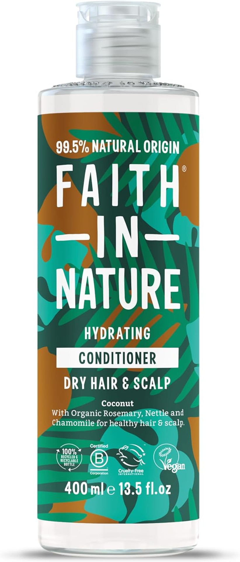 Faith In Nature Natural Lemon & Tea Tree Conditioner, Refreshing, Vegan & Cruelty Free, No SLS or Parabens, For Normal to Oily Hair, 400ml Faith In Nature Natural Lemon & Tea Tree Conditioner, Refreshing, Vegan & Cruelty Free, No SLS or Parabens, For Normal to Oily Hair, 400ml