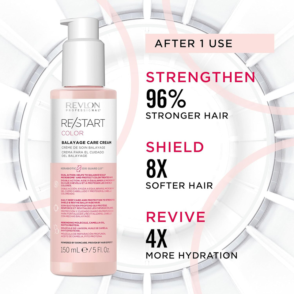 Re/Start Revlon Professional Color Balayage Care Cream, Vegan Leave-In Treatment for Stronger, Softer Balayage Coloured Hair, 150 ml