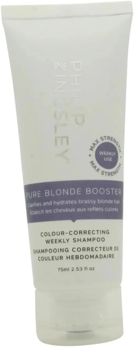Philip Kingsley Pure Blonde Booster Color-Correcting Purple Shampoo 75ml
