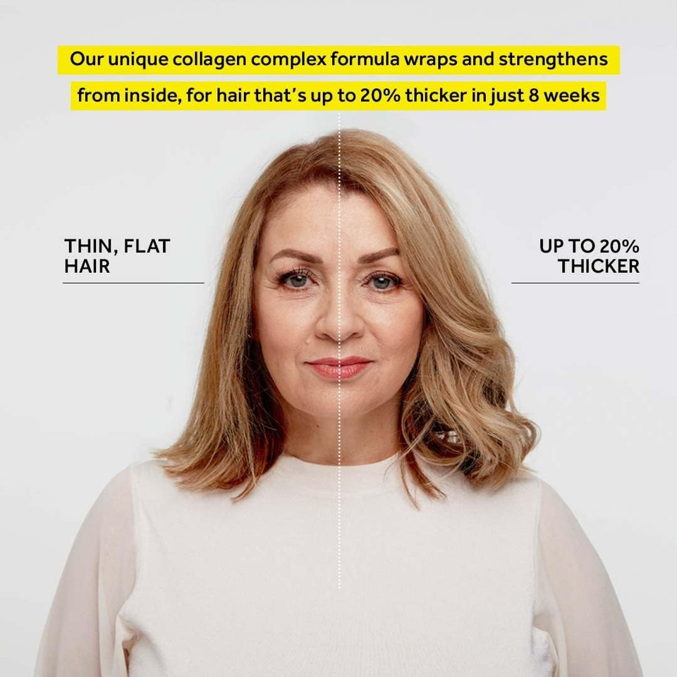 Absolute Collagen - Thickening Collagen Complex Conditioner 250ml - For Thin & Fine Hair - Strengthen, Thicken, Nourish and Volumise - Boost Shine