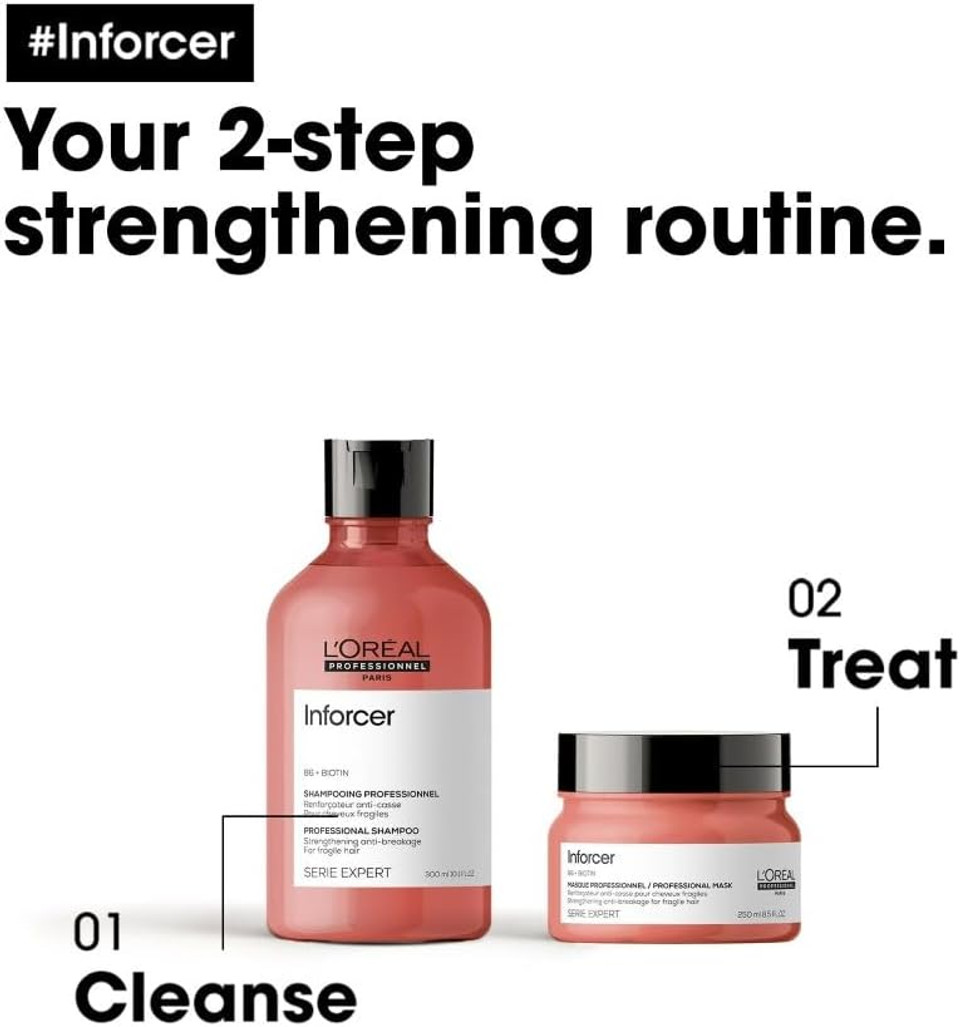 LOréal Professionnel Mask, For Fragile, Breaking and Weakened Hair, Serie Expert Inforcer, 250 ml LOréal Professionnel Mask, For Fragile, Breaking and Weakened Hair, Serie Expert Inforcer, 250 ml
