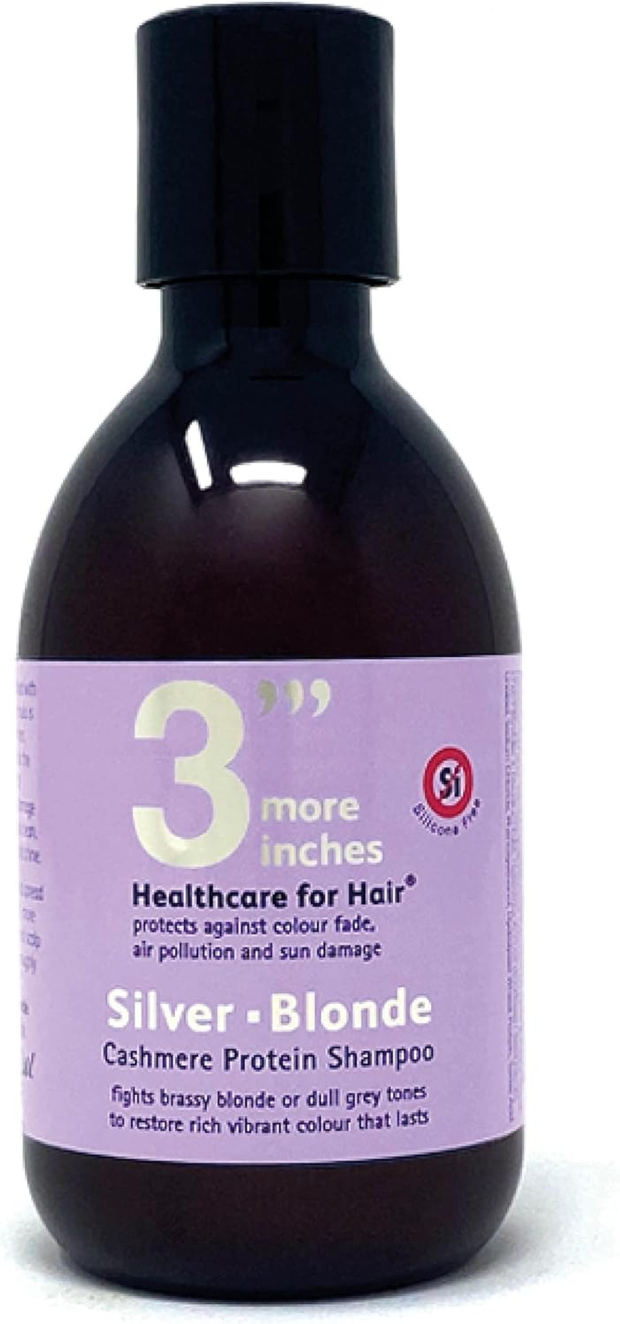 3'''More Inches Silver Blonde Shampoo - Colour Correcting Purple Shampoo For Blonde Hair - Cashmere Protein & UV Hair Protector - Silicone & Sulphate Free - Hair Care by Michael Van Clarke 3'''More Inches Silver Blonde Shampoo - Colour Correcting Purple Shampoo For Blonde Hair - Cashmere Protein & UV Hair Protector - Silicone & Sulphate Free - Hair Care by Michael Van Clarke