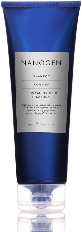 NANOGEN Thickening Hair Treatment Shampoo for Men 240ml (Pack of 2)