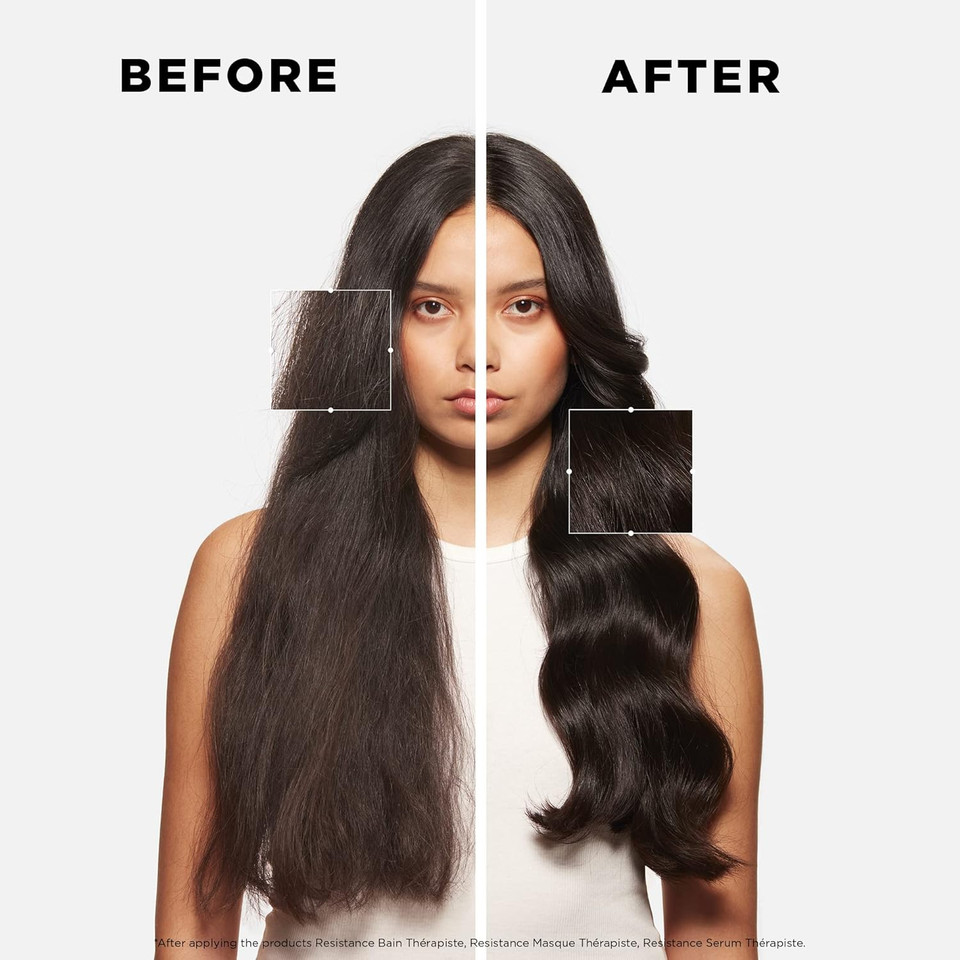 Kérastase Resistance, Gel Shampoo For Over-stressed & Very Damaged Hair, With Fibra-Kap, Bain Thérapiste, 250ml